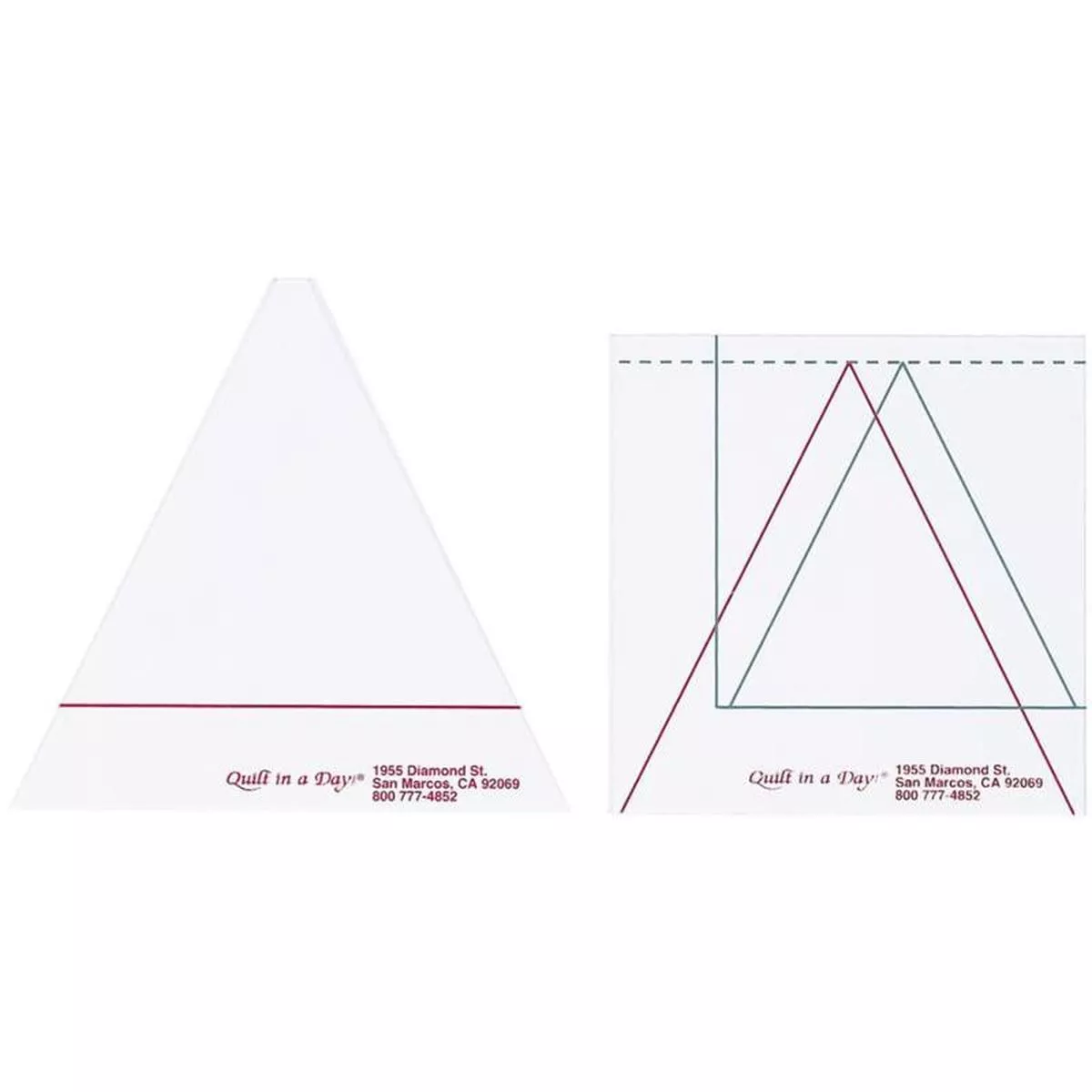 Quilt In A Day Triangle In A Square Ruler Set