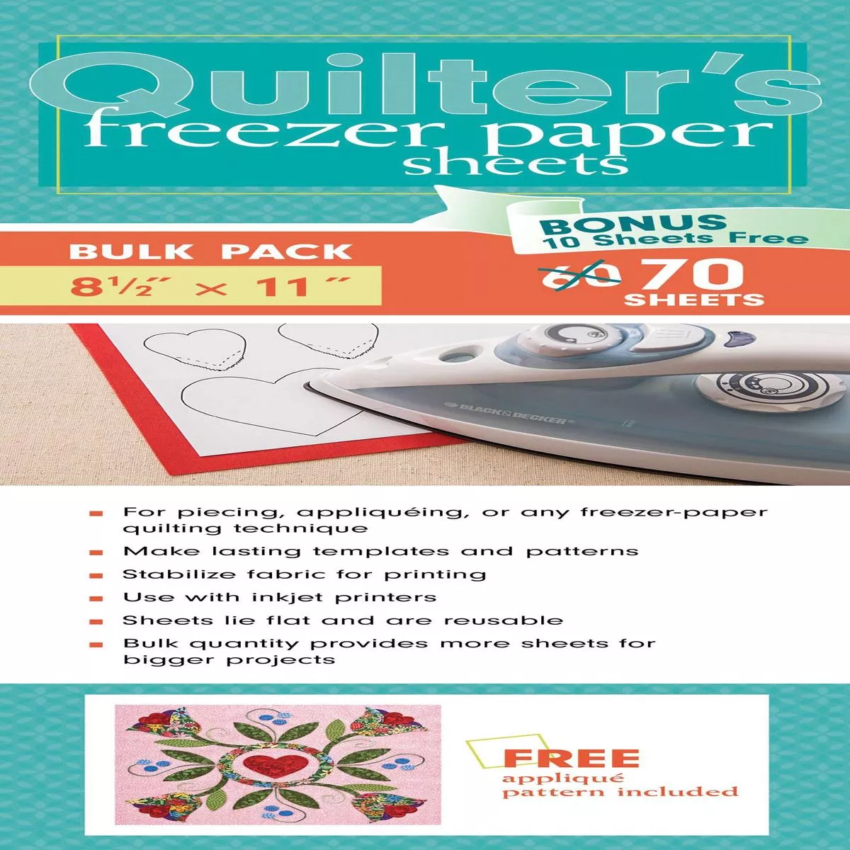 quilter-s-freezer-paper-sheets-bulk-pack Quilter’s Freezer Paper Sheets, Bulk Pack