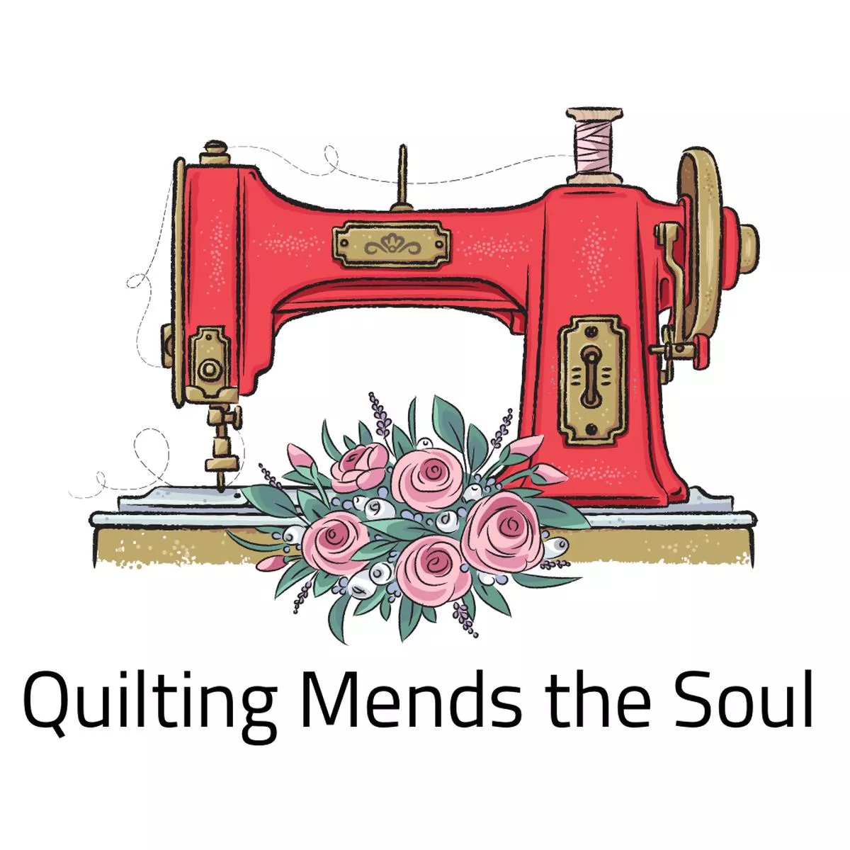 quilting-mends-soul-fabric-panel Quilting Mends the Soul Fabric Panel