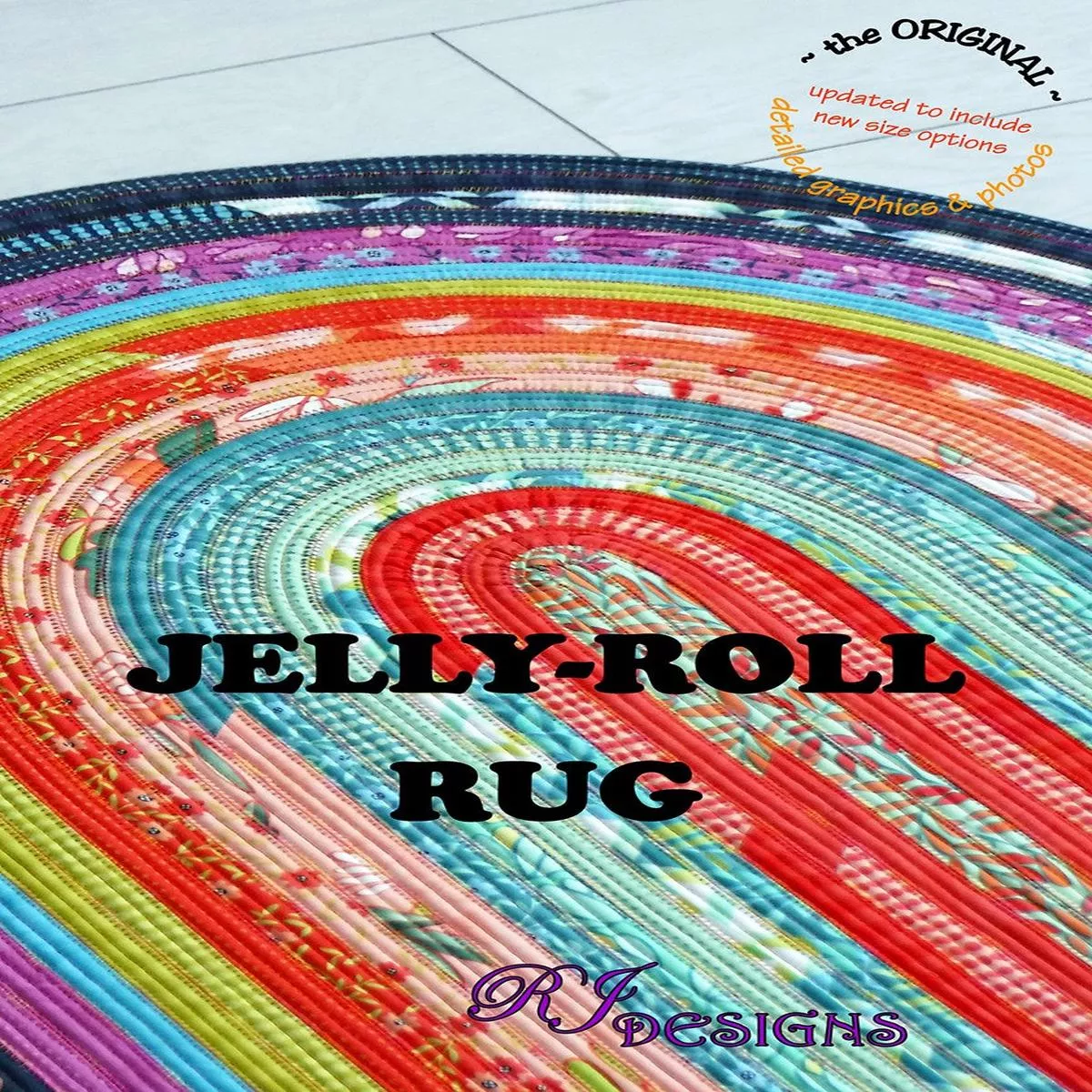R.J. Designs Jelly Roll Rug Pattern RJD100