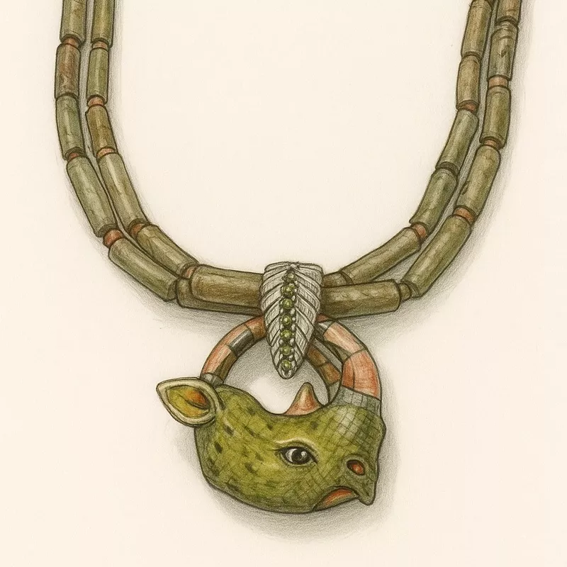 raha-rhino-joy-necklace Raha Rhino Joy Necklace
