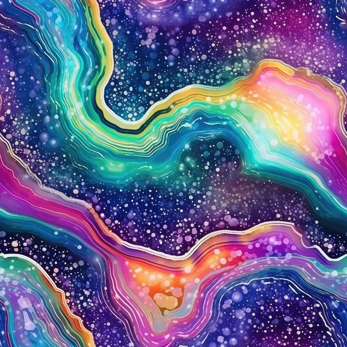 rainbow-glitter-agate-1-fabric Rainbow Glitter Agate #1 Fabric