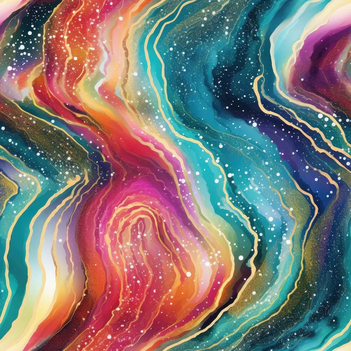 rainbow-glitter-agate-9-fabric Rainbow Glitter Agate #9 Fabric