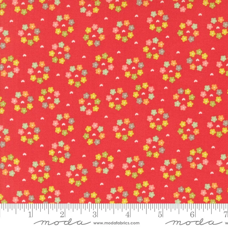 Raspberry Summer Raspberry Rosy Yardage by Sherri & Chelsi for Moda Fabrics