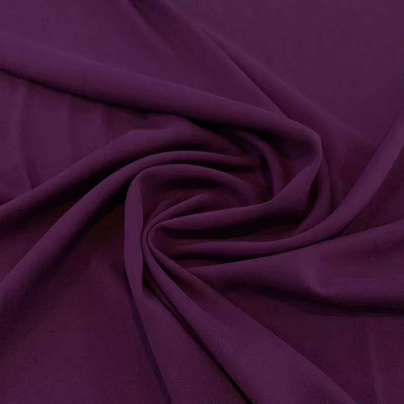 Rayon Challis Fabric – Light Eggplant