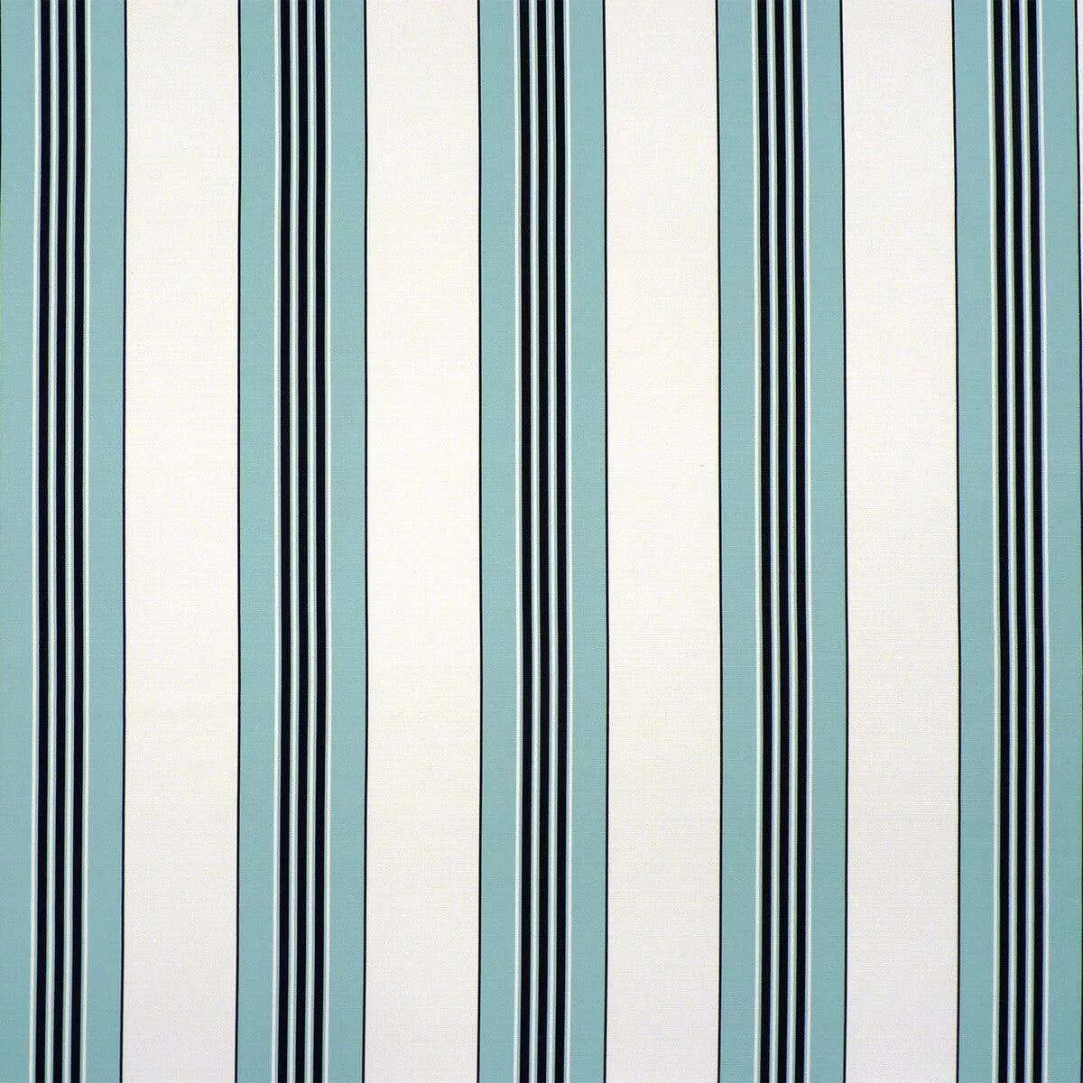 Rayure II Aqua Fabric