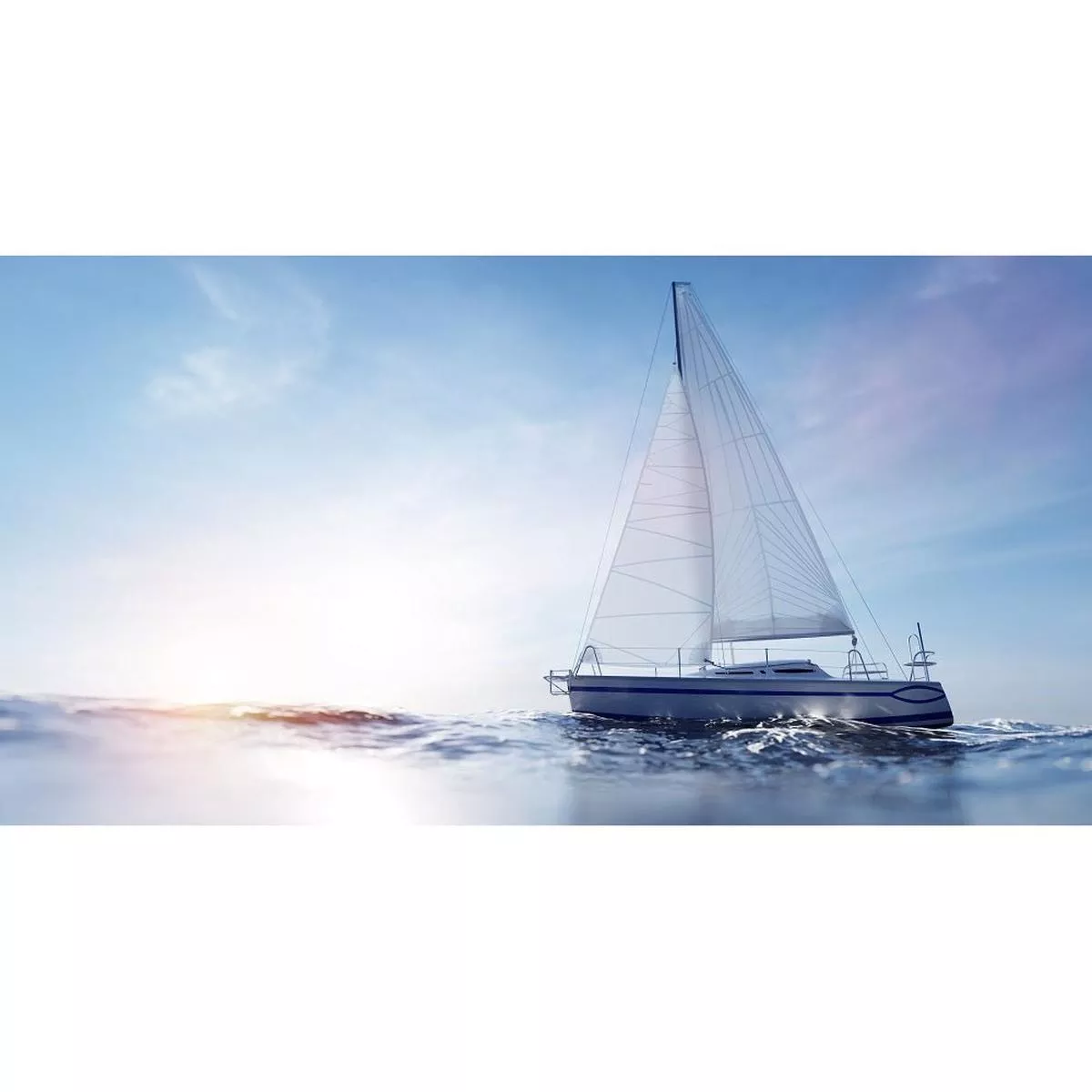 realistic-sailing-yacht-fabric-panel Realistic Sailing Yacht Fabric Panel