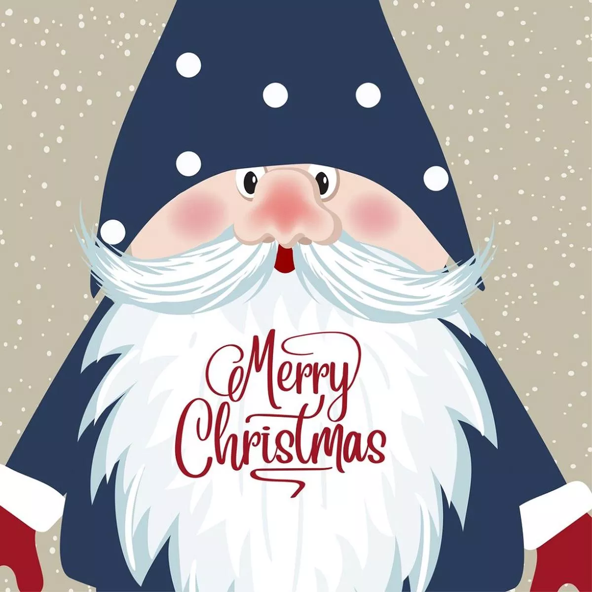 retro-christmas-gnome-fabric-panel-multi Retro Christmas Gnome Fabric Panel – Multi