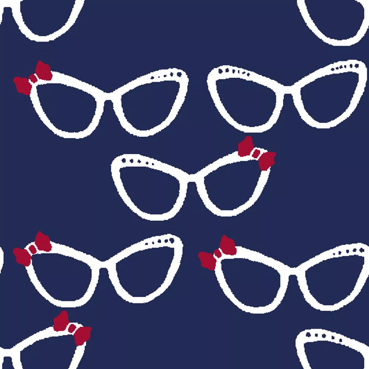 retro-glam-navy-cat-eye-spectacle-fabric Retro Glam – Navy Cat-Eye Spectacle Fabric