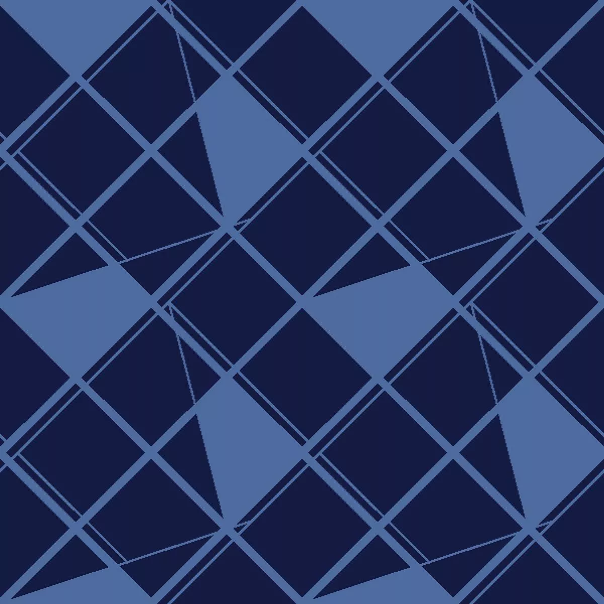 Retro Lattice – Navy Diamond Fabric