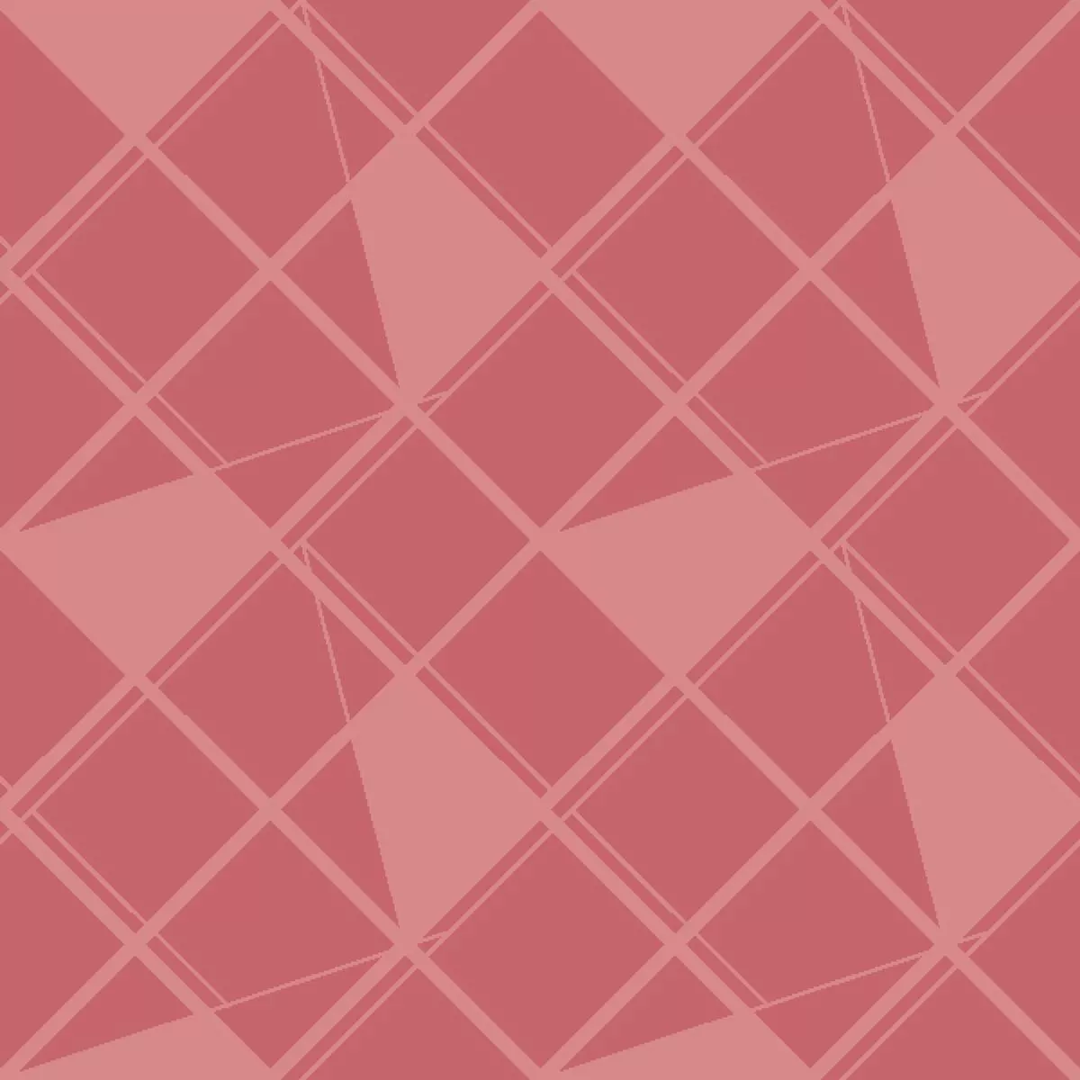 Retro Lattice – Rose Diamond Fabric