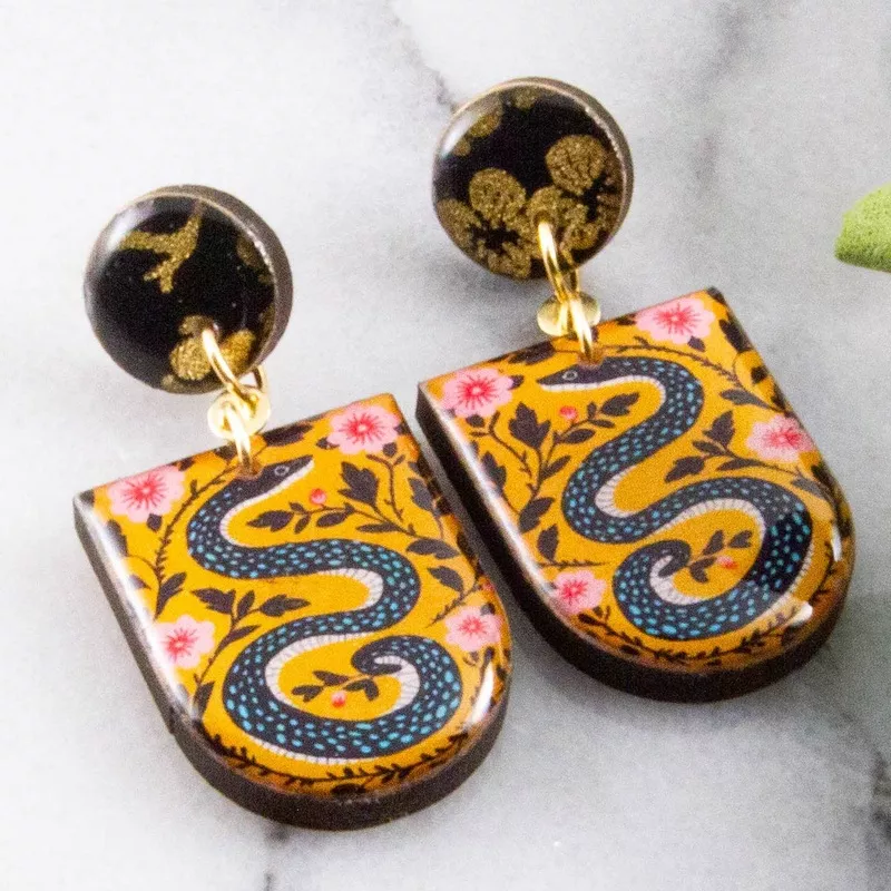 retro-snakes-earrings-no-man-s-land Retro Snakes Earrings (No Man’s Land)