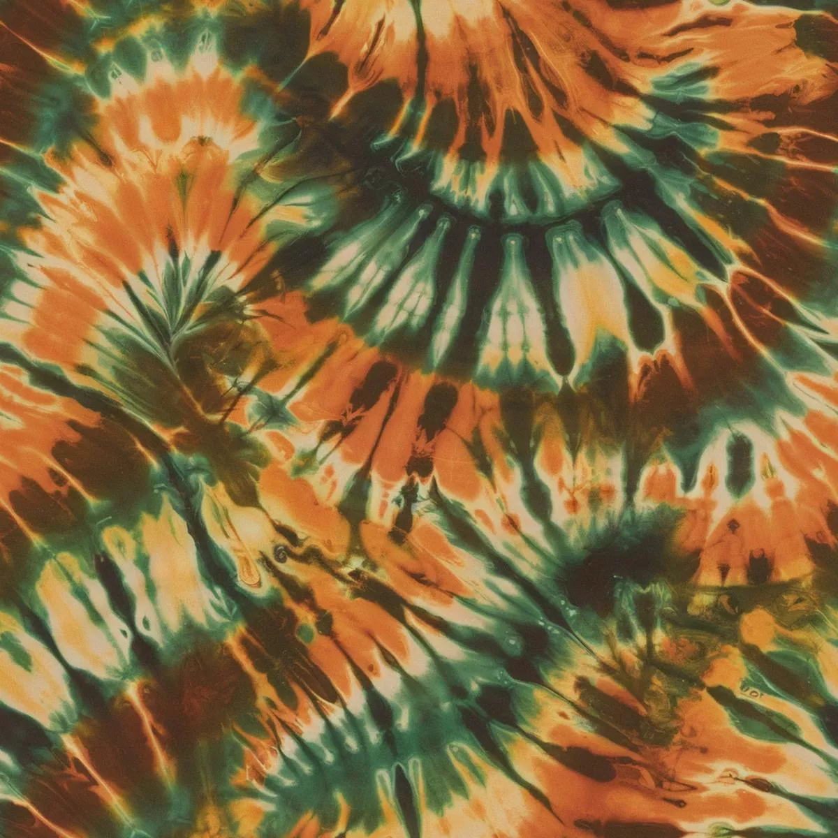 Retro Tie Dye Pattern 5 Quilting Cotton Fabric