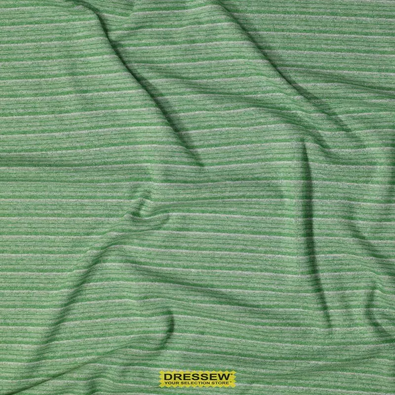 Rib Knit Green Mix