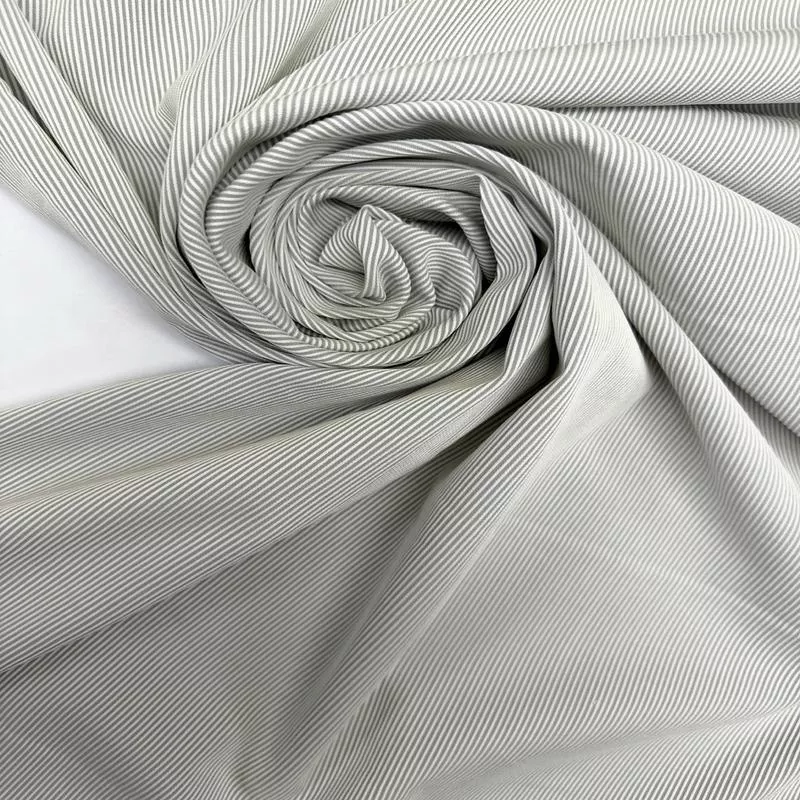 Ribbed Jacquard Cotton Fabric