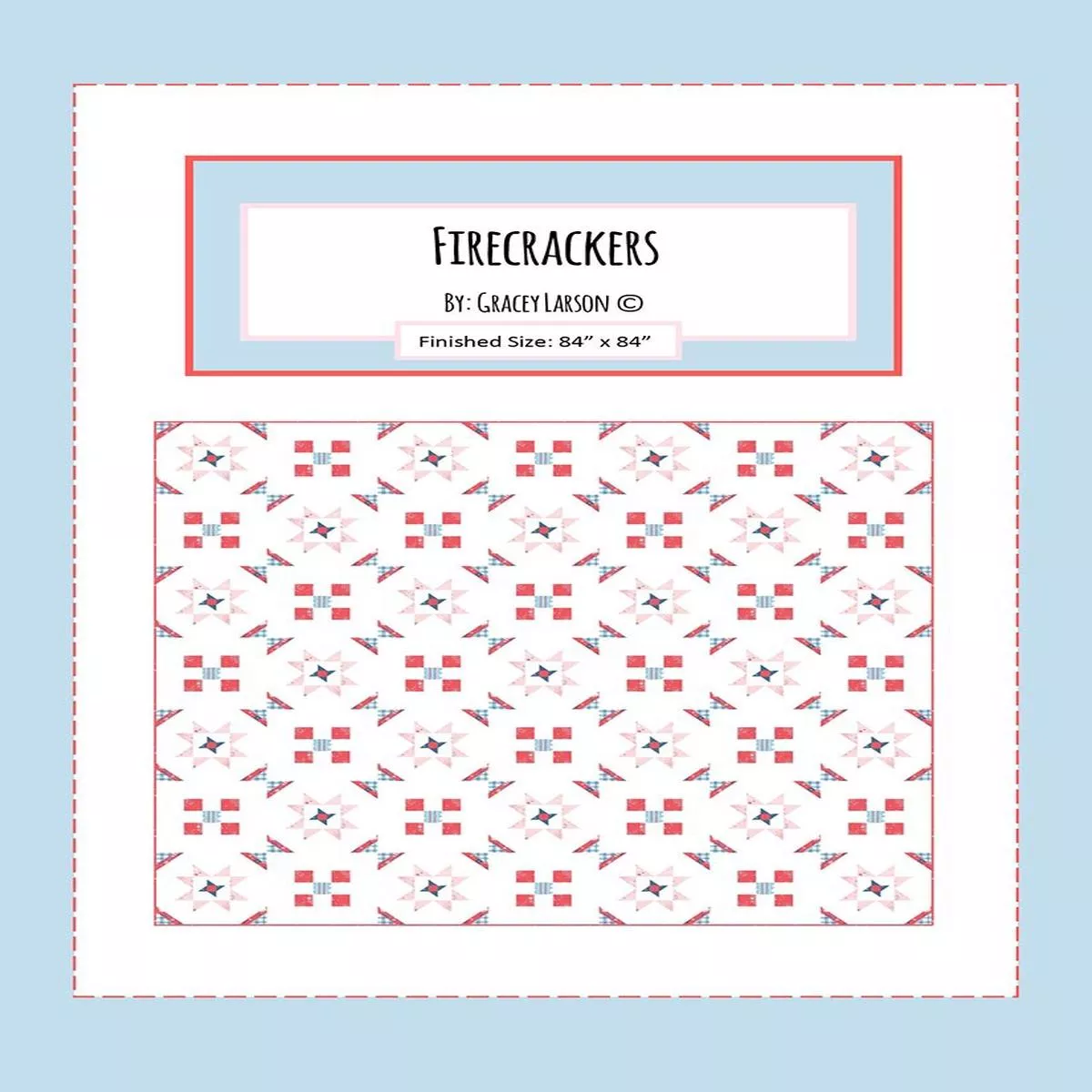 Riley Blake Designs Firecrackers Quilt Pattern P155-FIRECRACKERS