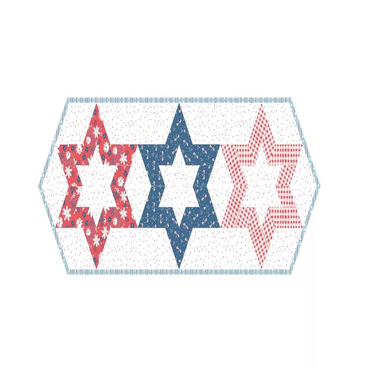 Riley Blake Designs Hollow Star Table Runner Pattern P273-HOLLOWSTAR