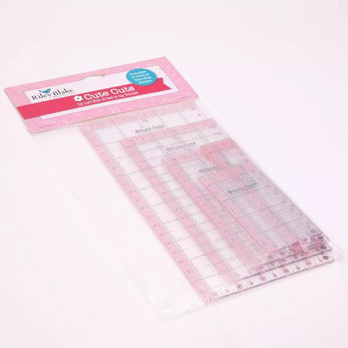 Riley Blake Designs Lori Holt Cute Cuts Rectangle Ruler Set STRU-6020