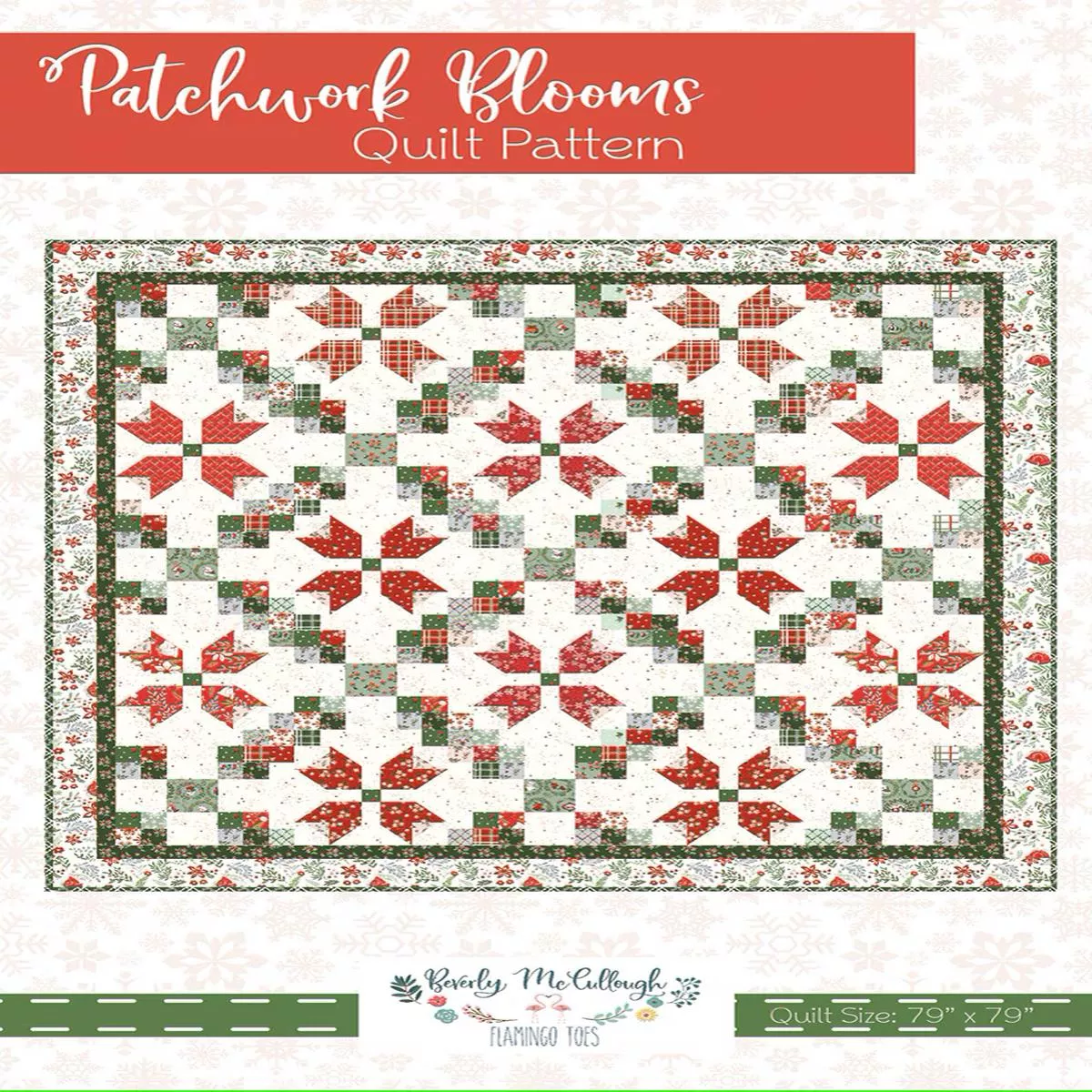 Riley Blake Designs Patchwork Blooms Quilt Pattern P138-PATCHWORKBLOOMS