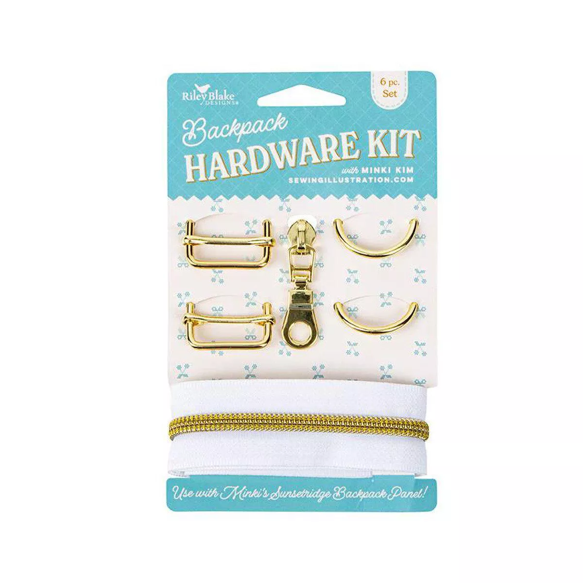 Riley Blake Designs Sunsetridge Backpack Hardware Kit P210-P15739