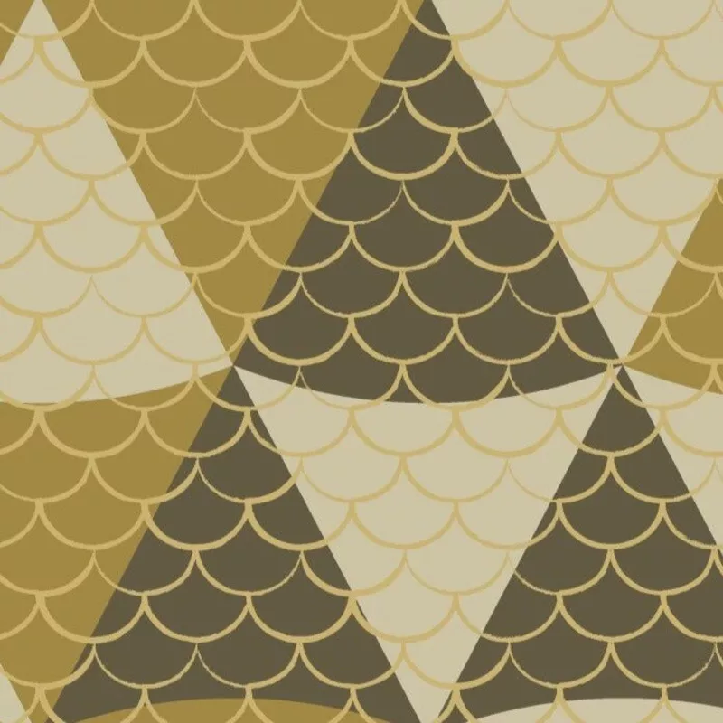 Ripsie Bastille Brass Metallic Wallcovering