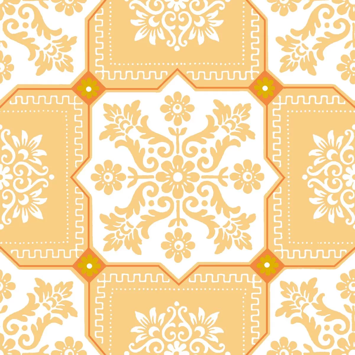 Ronan on Yellow Fabric