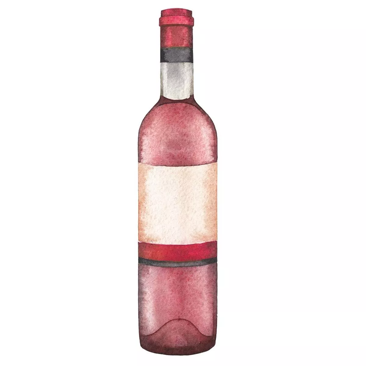 Ros Wine Bottle Fabric Panel – Variation 4