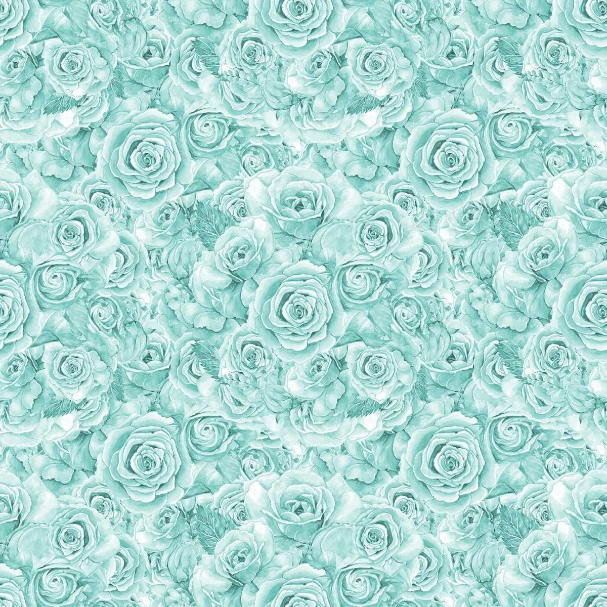 Rose Bouquet Pattern 60 Quilting Cotton Fabric