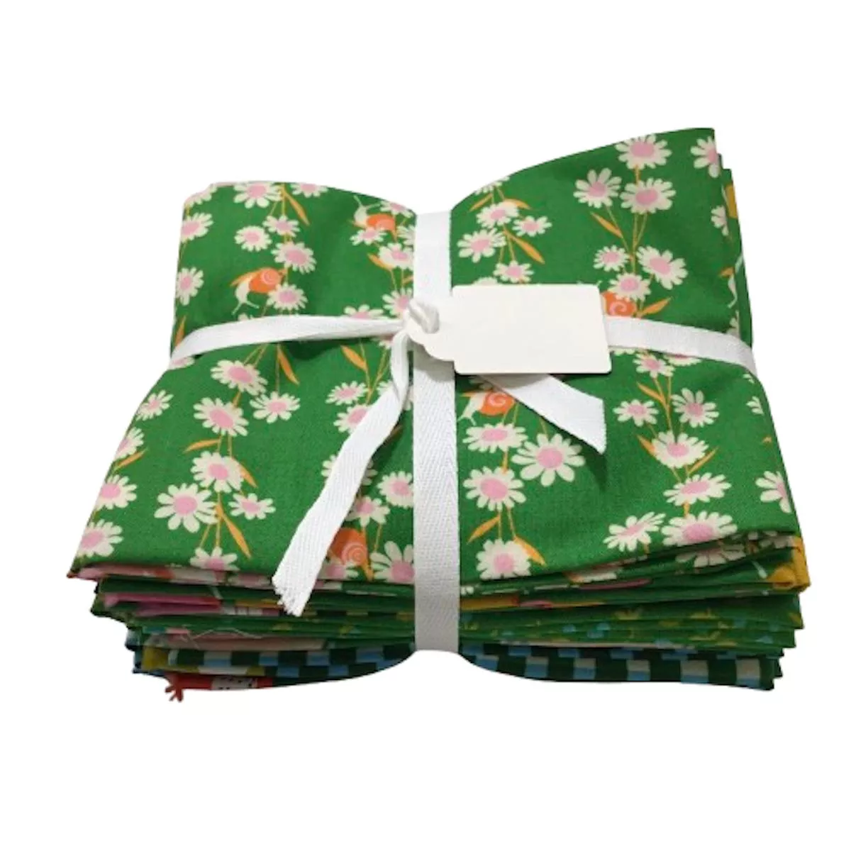 ruby-star-green-10-fq-bundle-by-valley-fabrics Ruby Star Green (10) FQ Bundle by Valley Fabrics