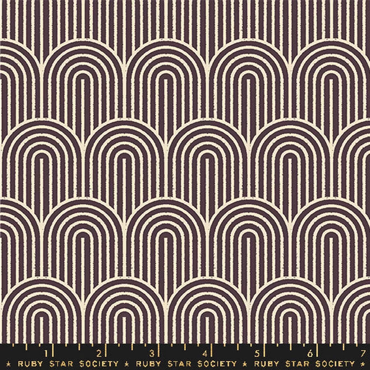 Ruby Star Society – Geometry Canvas – Hump Day Eggplant Yardage