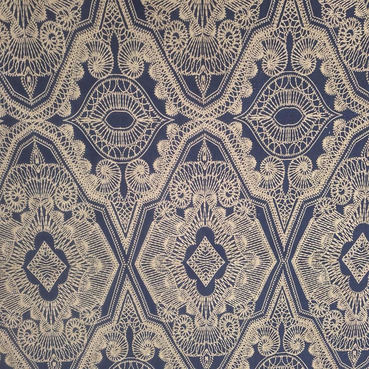 sabar-embroidered-fabric-in-navy Sabar Embroidered Fabric in Navy