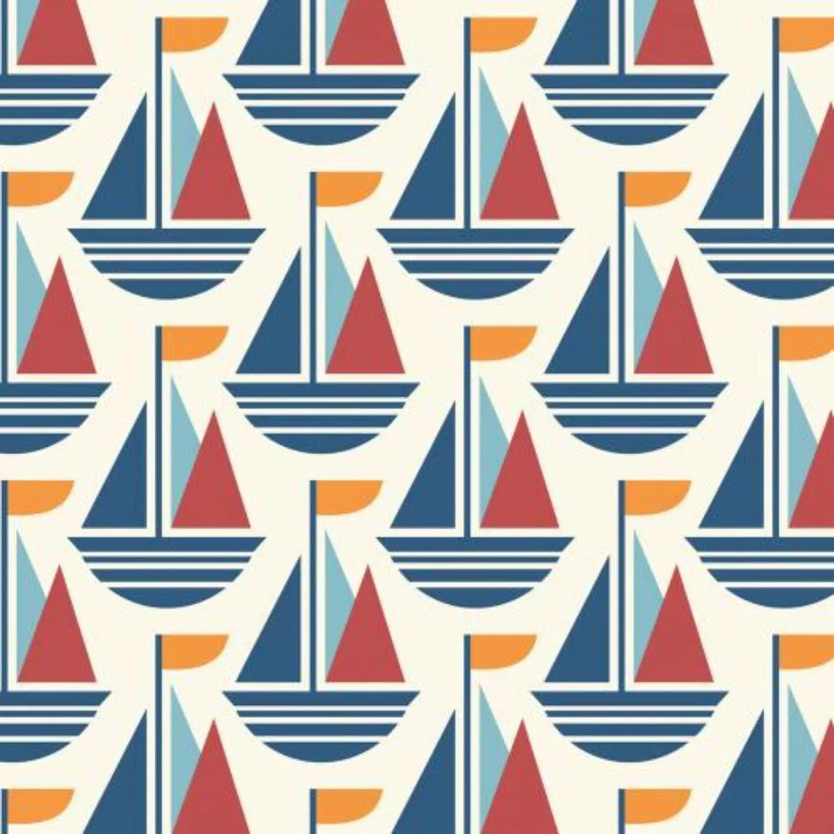 Sailboats Organic by RouCouCou
