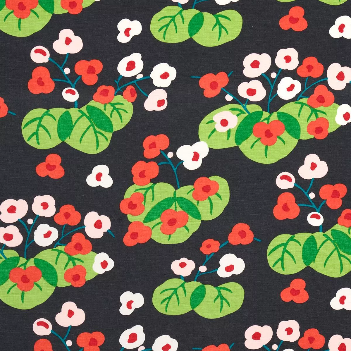 Saku Soft Black Fabric