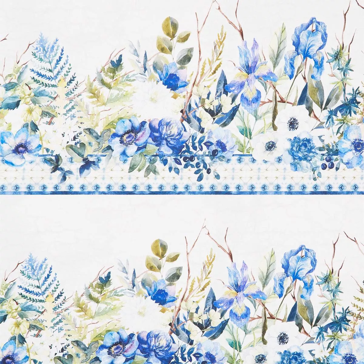 sanctuary-floral-border-stripe-cream-yardage Sanctuary – Floral Border Stripe Cream Yardage