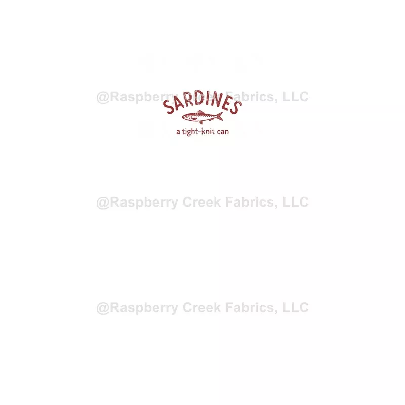 sardines-panel-tight-knit-can-red-on-white Sardines Panel – A Tight Knit Can – Red on White