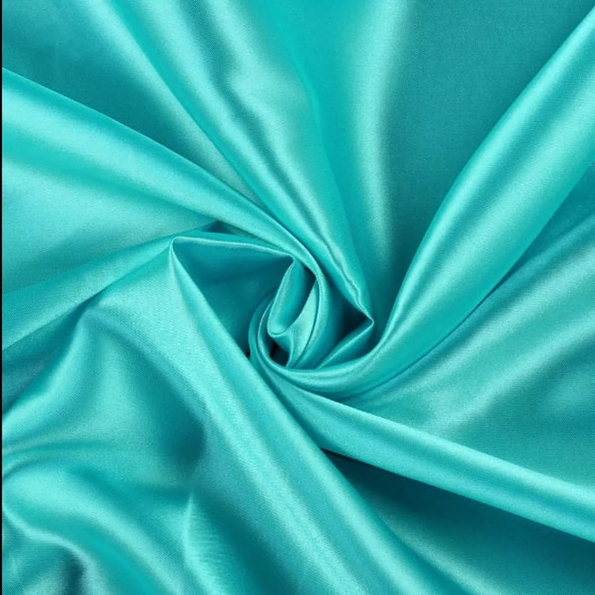Satin Fabric in Turquoise|All About Fabrics