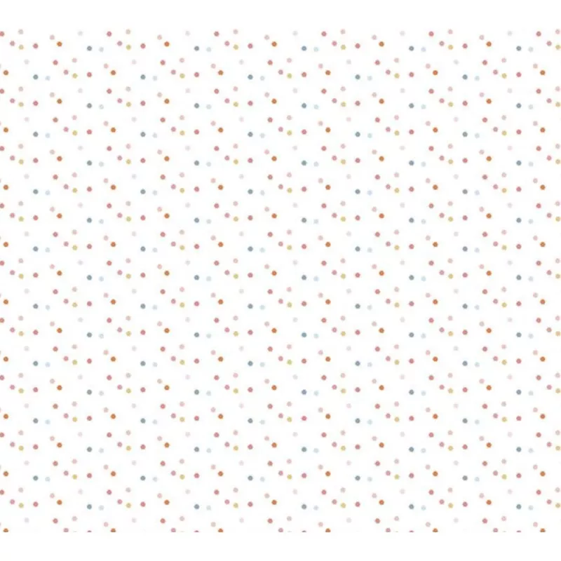Saturday in Paris Hexie Dots on White