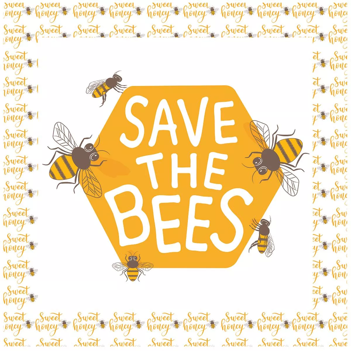 save-bees-pillow-panels Save The Bees Pillow Panels
