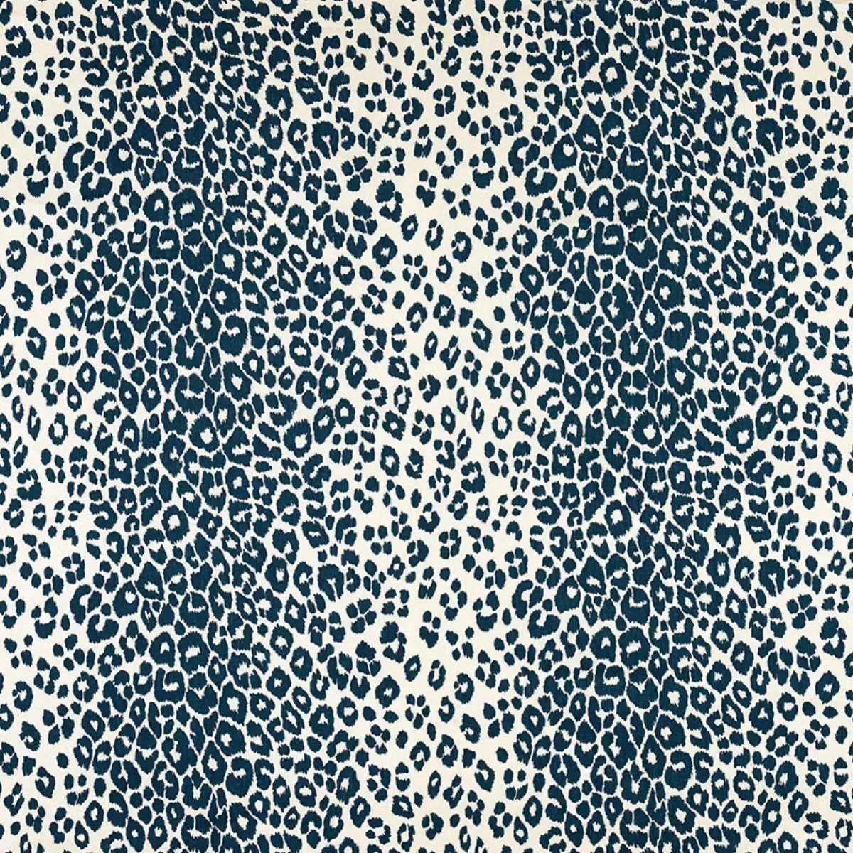schumacher-fabric-classics-iconic-leopard-ink-175720 SCHUMACHER FABRIC CLASSICS ICONIC LEOPARD INK – 175720