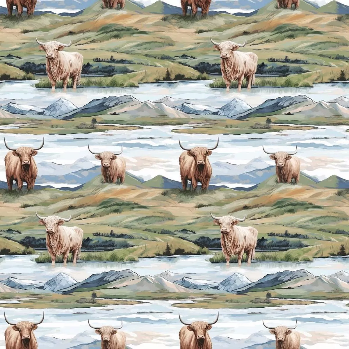 scottish-highland-cows-13-fabric Scottish Highland Cows 13 Fabric