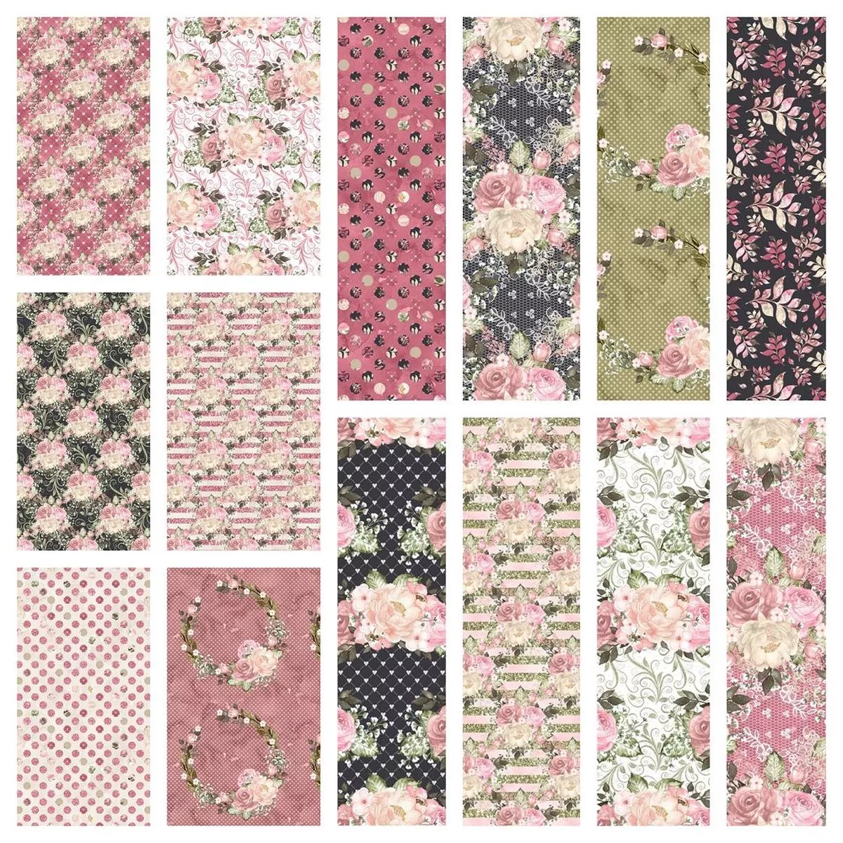 secret-garden-fat-eighth-bundle-14-pieces Secret Garden Fat Eighth Bundle – 14 Pieces