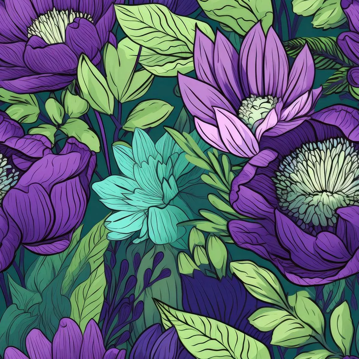 seeing-purple-pattern-4-fabric Seeing Purple Pattern #4 Fabric