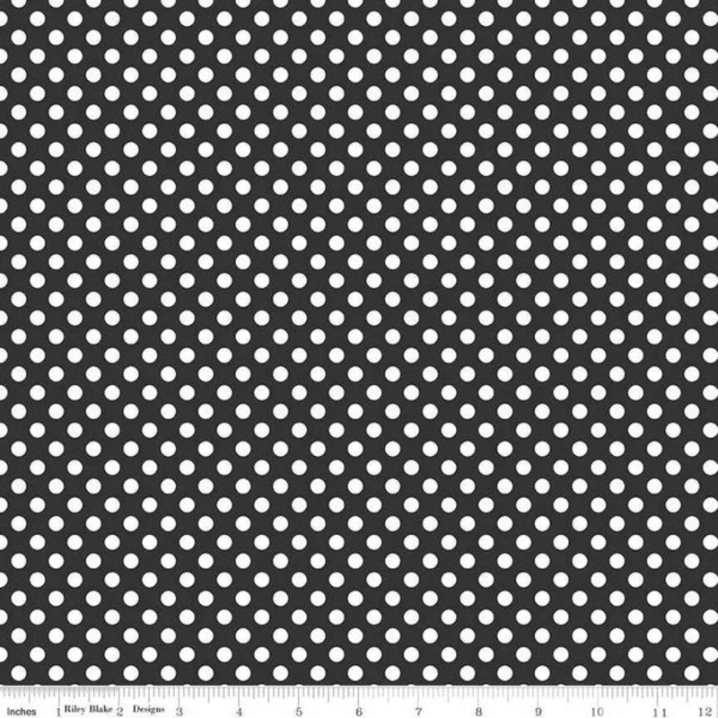 Sevenberry: Black Dot Fabric