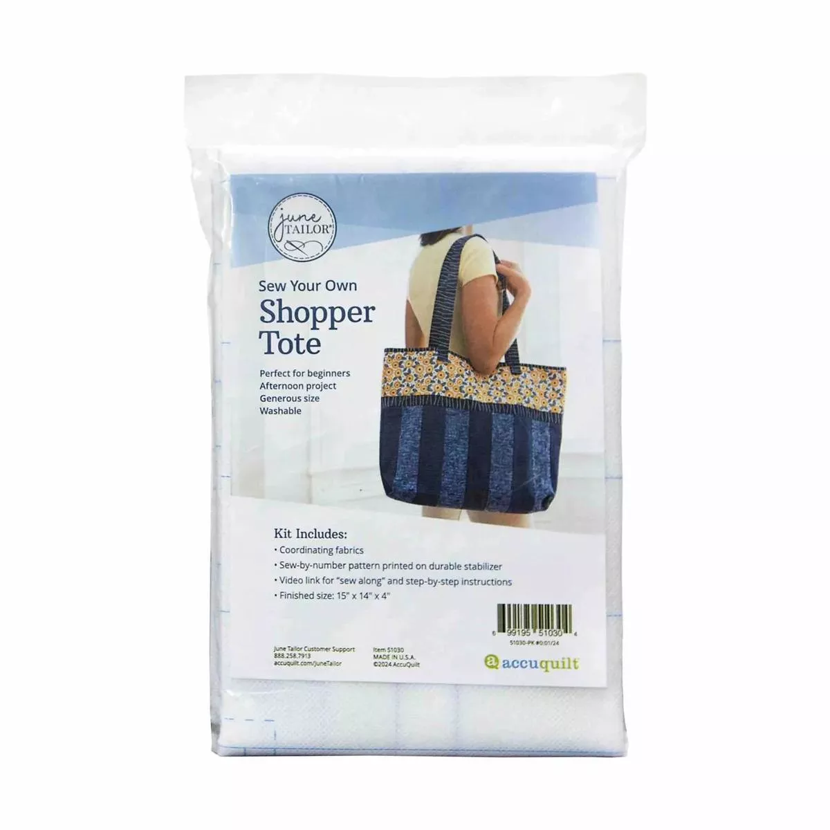 Sew-Your-Own Shopper Tote Kit