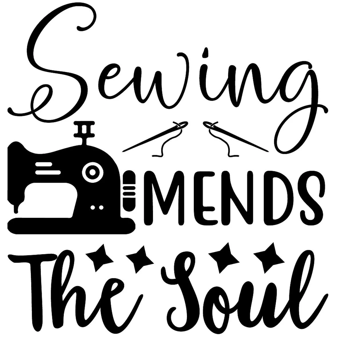 sewing-mends-soul-fabric-panel-black-white Sewing Mends The Soul Fabric Panel – Black/White