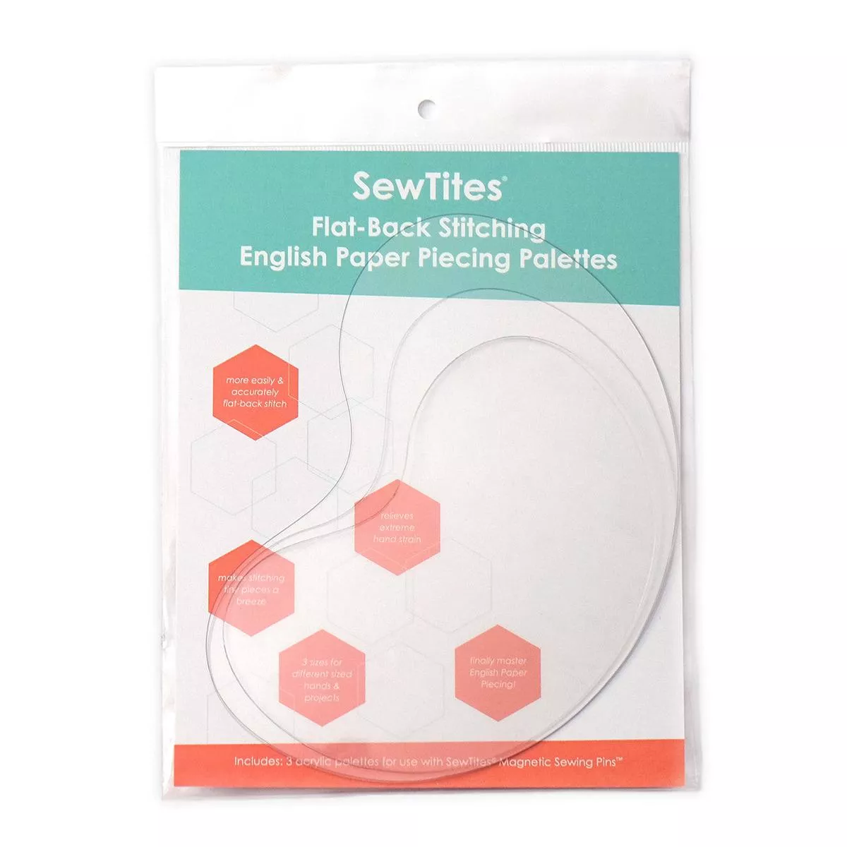 SewTites Flat Back Stitching English Paper Piecing Palette ST-EPPP