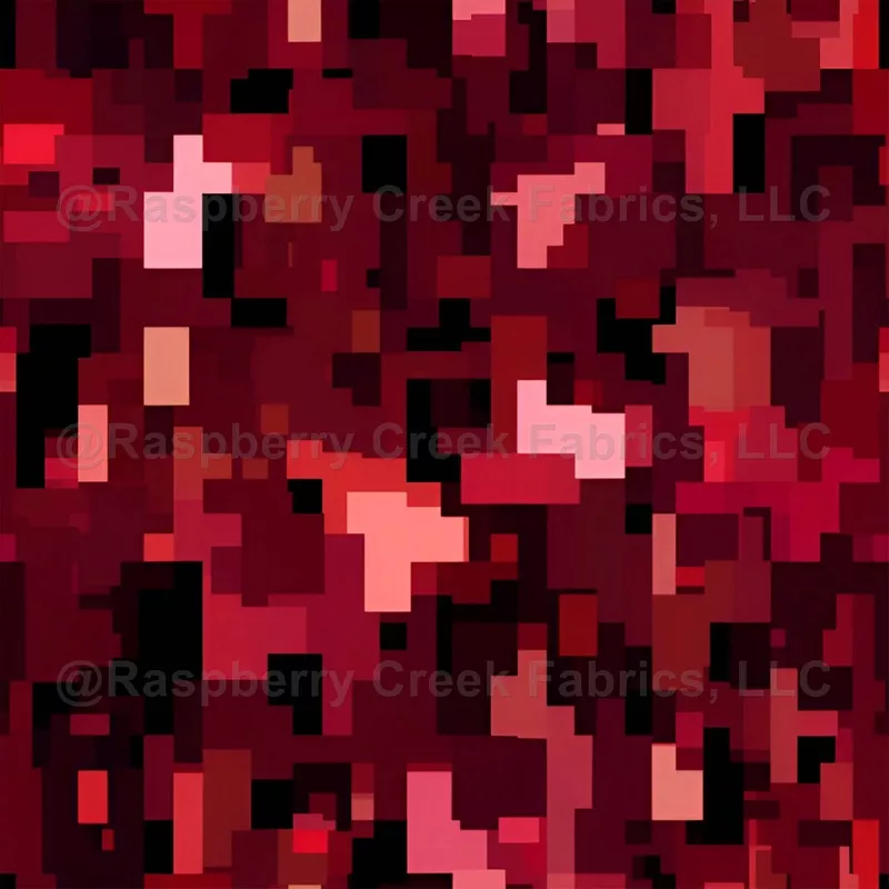 Shades of Red & Black Abstract