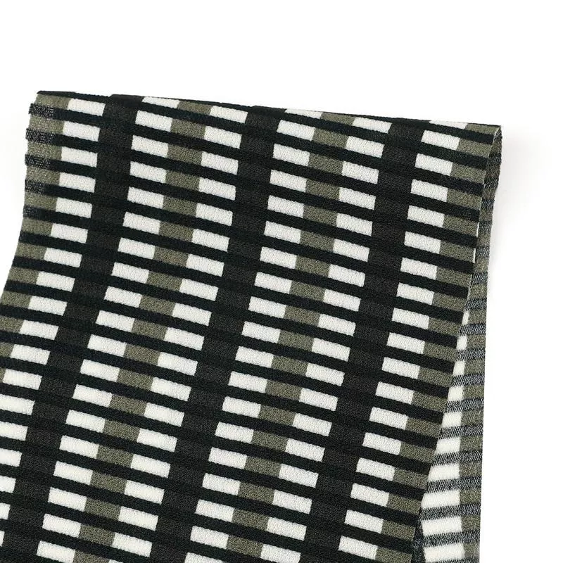 shadow-grid-viscose-crepe-black Shadow Grid Viscose Crepe – Black
