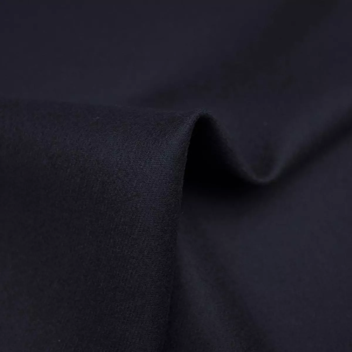 Shahan Navy Blue Wool Fabric