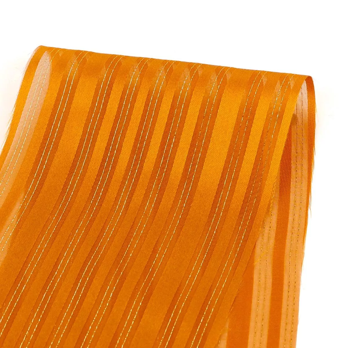 sheer-metallic-stripe-silk-saffron Sheer Metallic Stripe Silk – Saffron
